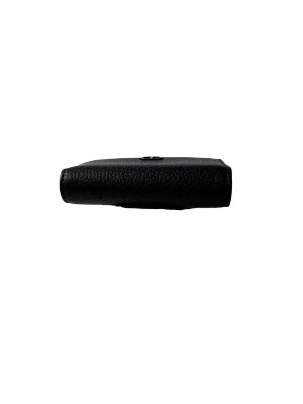 Dior Business Card Holder Leather Black